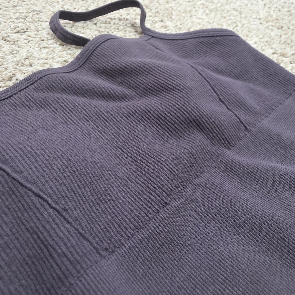 Fabletics Gray Ribbed Bra - Picture 3 of 3